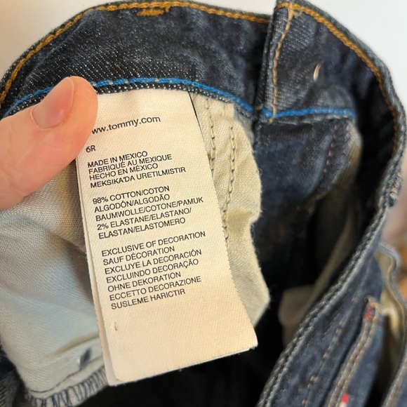 Tommy Hilfiger Classic Bootcut Blue Denim Jeans size 6 - Picture 4 of 6